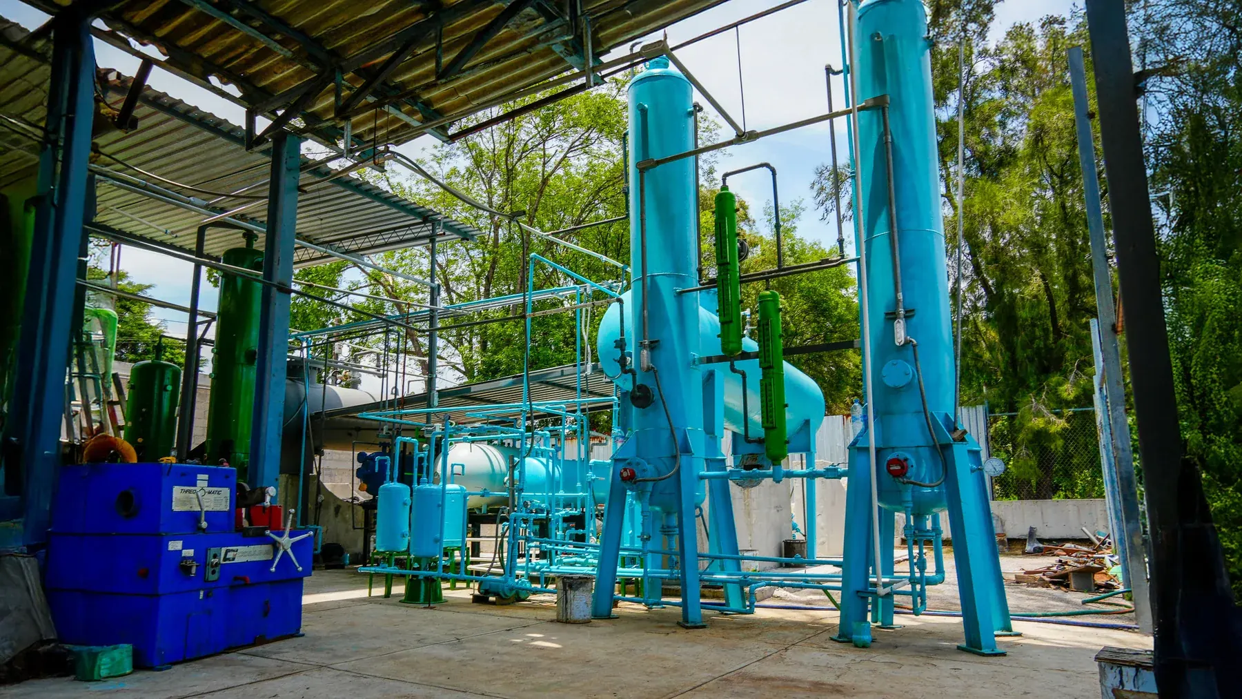 EcoTower process equipment operating at Proytec's Huehuetoca facility